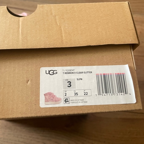 Ugg Pink Glitter Kids Shoes